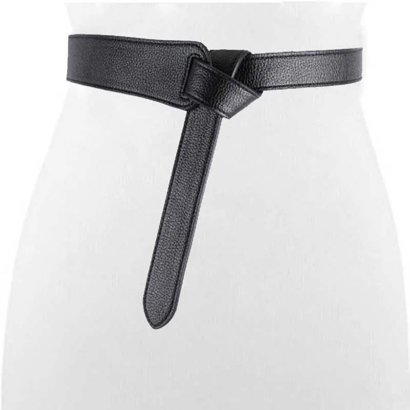 Cinturones Nuevo corsé ancho para mujer, cinturón de cuero para mujer, pretina Obi con lazo fino, cinturones de ocio, cinturones para vestido de boda para mujer Z0223