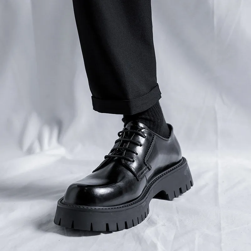 Scarpe Eleganti Uomo Giappone Harajuku Coreano Streetwear Moda