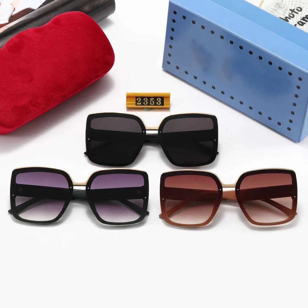 Sunglasses The Newly Popular Large Frame Sunglasses for Men and Women Are Designed By Fashion Experts and Senior Brand Designers G230223