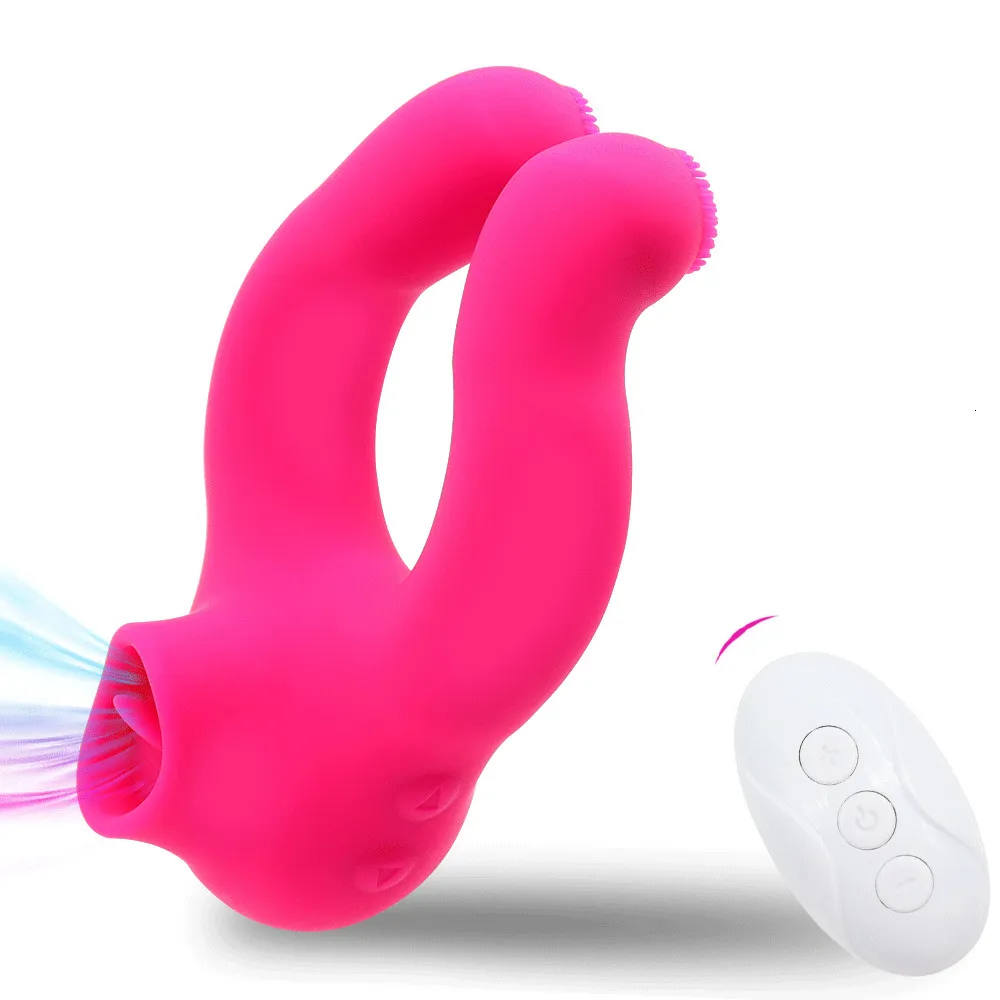 Vibrierender Ring-dildo Mit Saugfunktion Für Paare_voghion.com