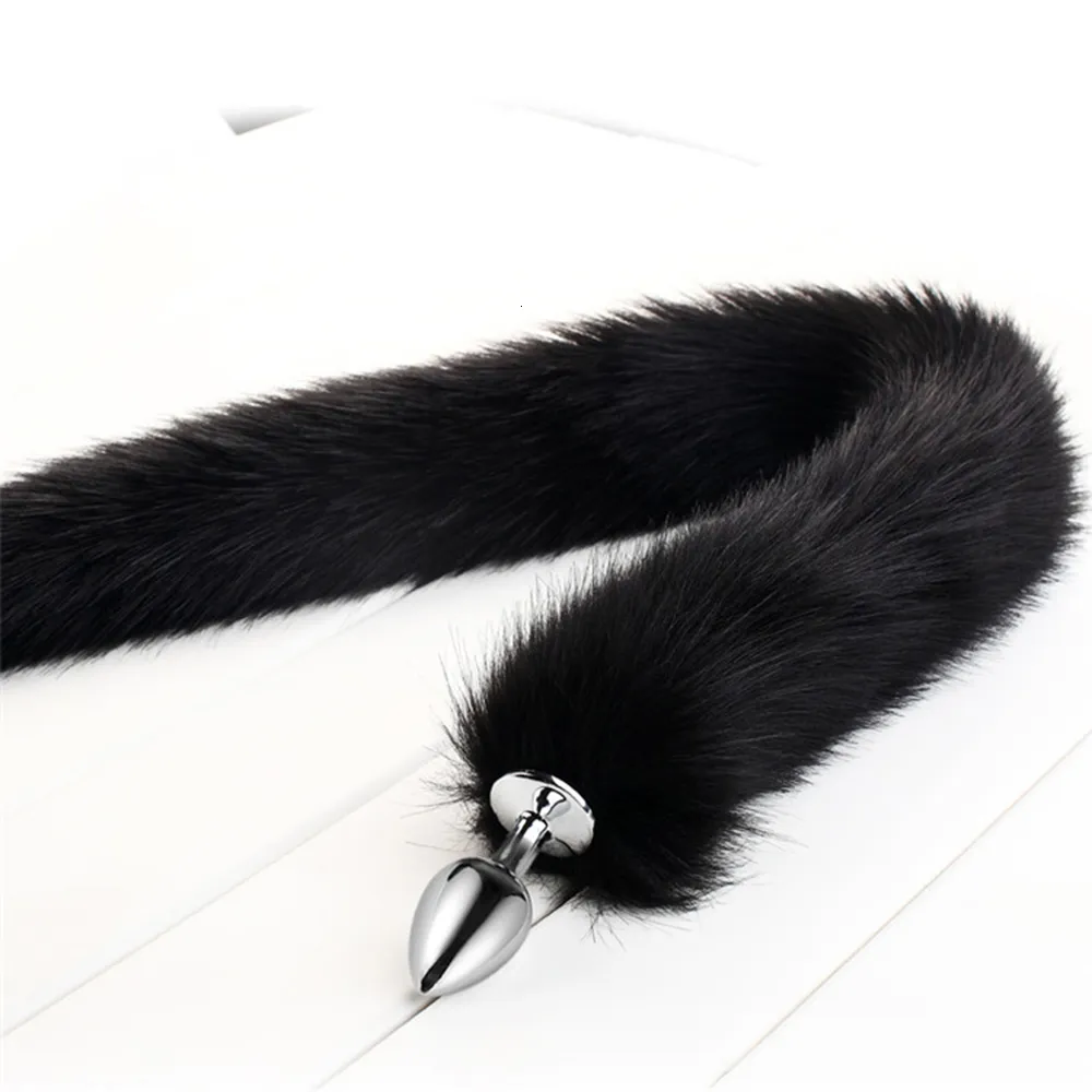 Plug anale con coda di volpe per cosplay e divertimento adulto_voghion.com