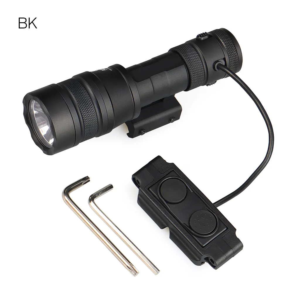 Jakt Scope Ficklight Micro Weapon Light 1000 Lumens LED-ljus med fjärrpress Switch Airgun-tillbehör för jakt CL15-0155