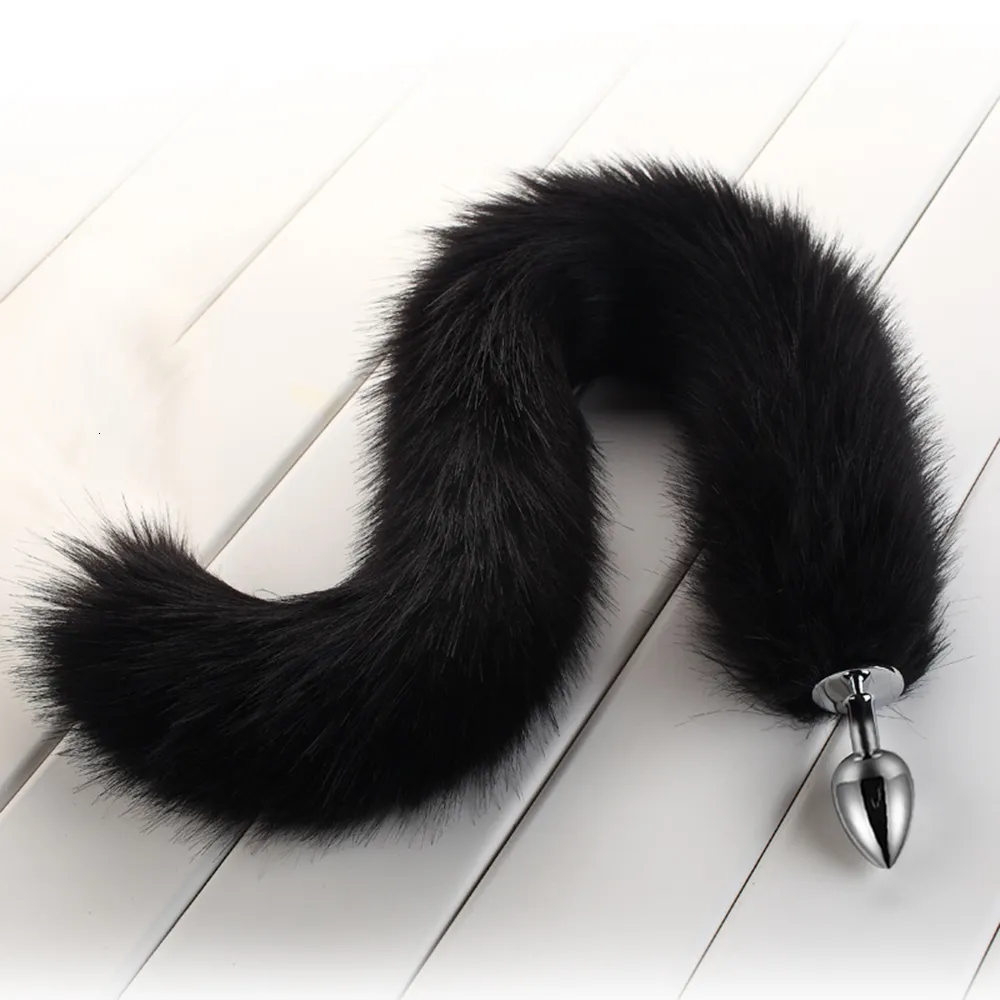 Plug anale con coda di volpe per cosplay e divertimento adulto_voghion.com