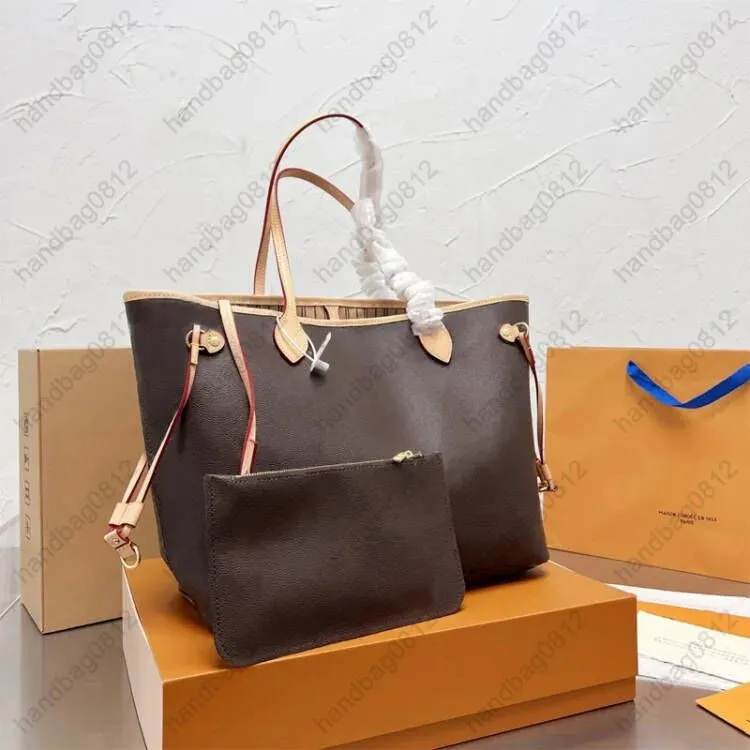 New 2pcs set designer tote bag Women leather handbag designer Tote lady clutch purse retro shoulder Purse Crossbody Bag