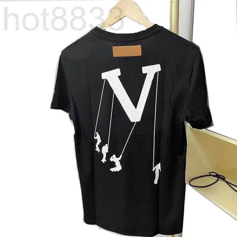 T-shirt da uomo Designer Fashion Mens White Snake t Shirt T-shirt famosa Big v Hip Hop di alta qualità Uomo Donna Manica corta M-5xl 4D5J