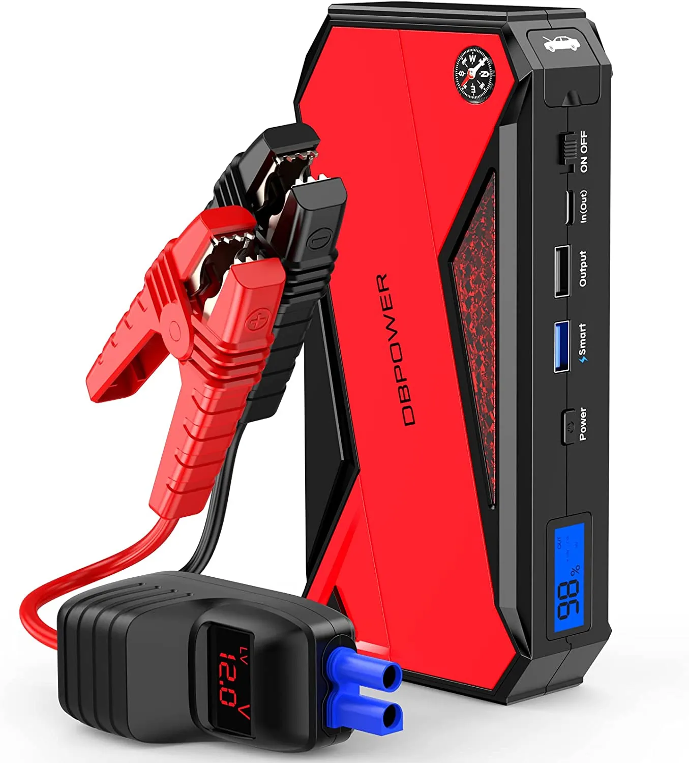 DBPOWER Batterie Jump Starter 800Amp Batterie Portabel Car Battery Pack