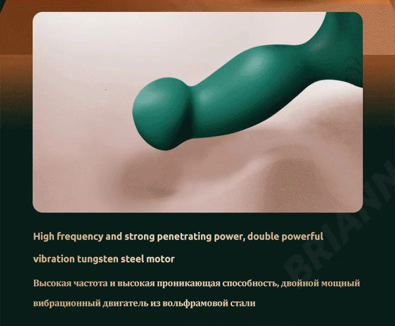 Masseur de prostate et vibrant anal avec télécommande et chauffe_voghion.com