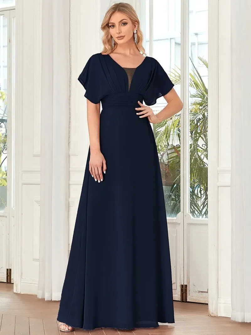 Elegant Evening Party Dress with Double V-Neck, Flowy Chiffon Skirt, and Ruffle Kimono Sleeves in Burgundy Floor-Length A-Line Silhouette from Dhgate Urban Sexy Dresses - price 129.33 Elegant Evening Party Dress with Double V-Neck, Flowy Chiffon Skirt, and Ruffle Kimono Sleeves in Burgundy Floor-Length A-Line Silhouette from Dhgate Urban Sexy Dresses - price 129.33