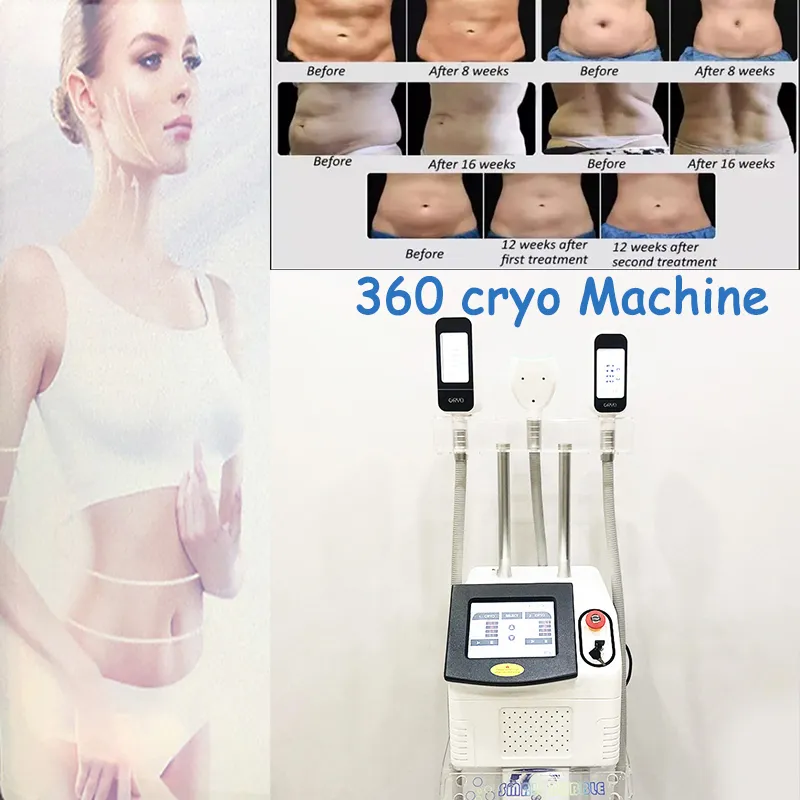 360 Fat Freezing Machine Cryolipolysis Cryo Sculpting Vacuum Slimming Weight Loss Fat Reduction Cryotherapy Liposuction Cooling Technology