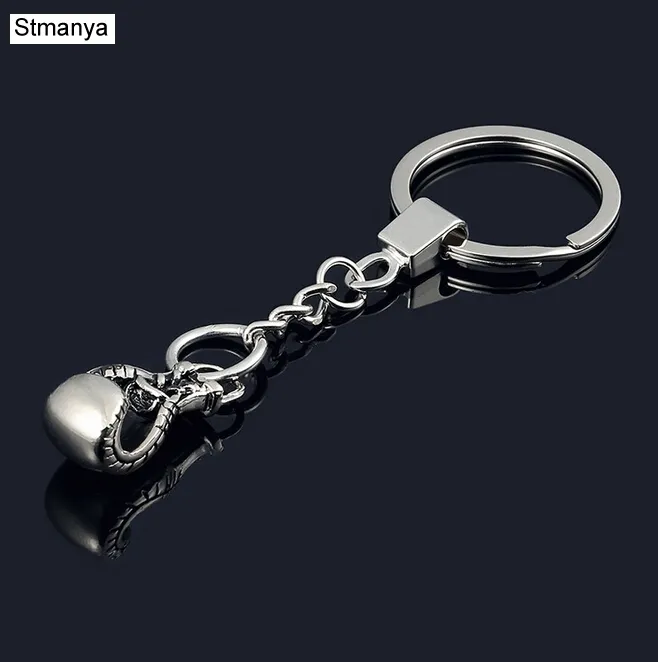 Anillos de llave Hot Cool Cool Keychain Boxing Cadena Cadena de llave Anillo de llave Key Color Sportor Hombre Mujer Joyería de regalo Al por mayor 1