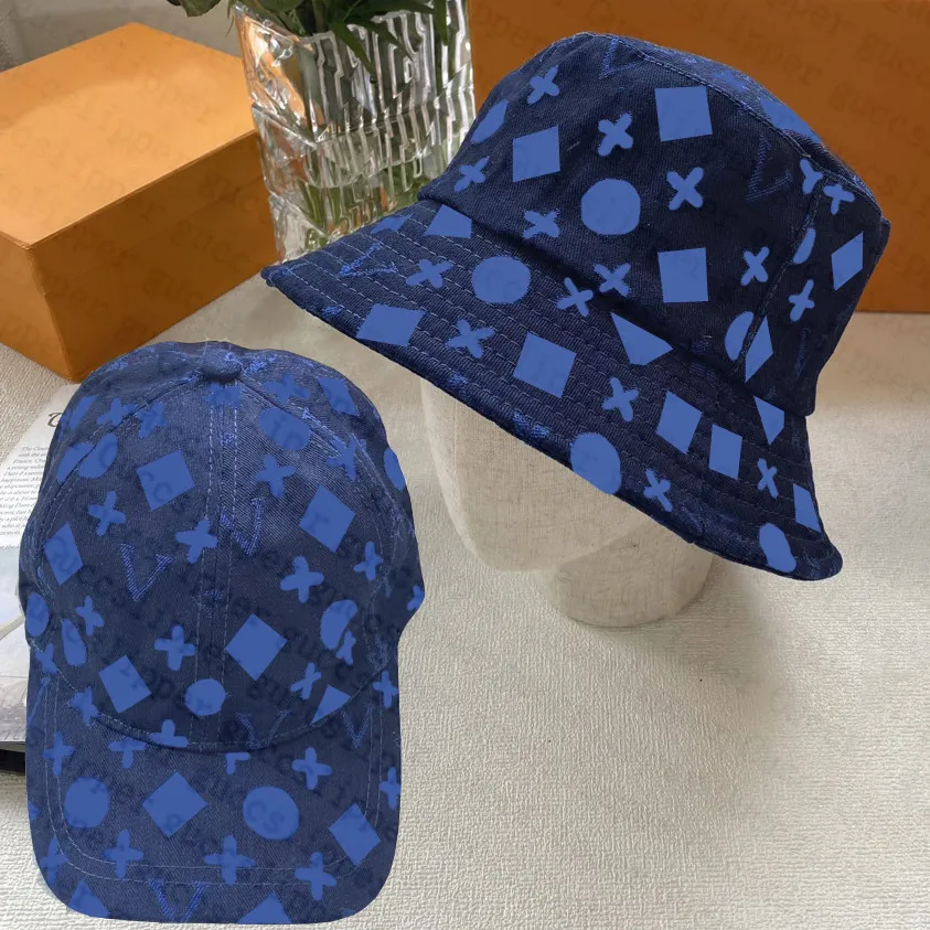 Full Flower Letter Bucket Hat Designer Sun Hatts For Men Women Luxury Casquette Summer Sun Protect Cap för att resa Sunhat