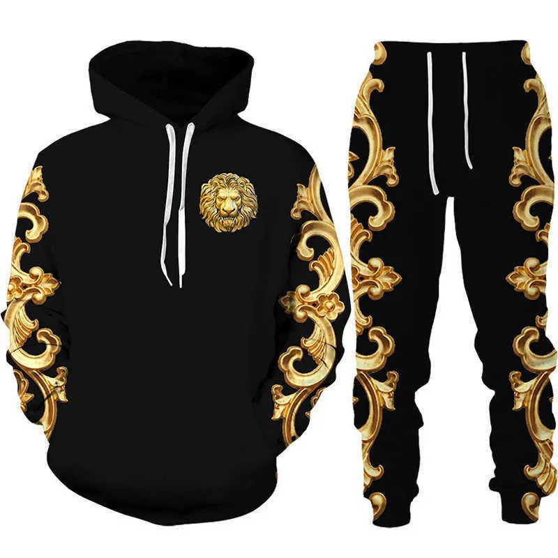Gold lightning lion hoodie hotsell