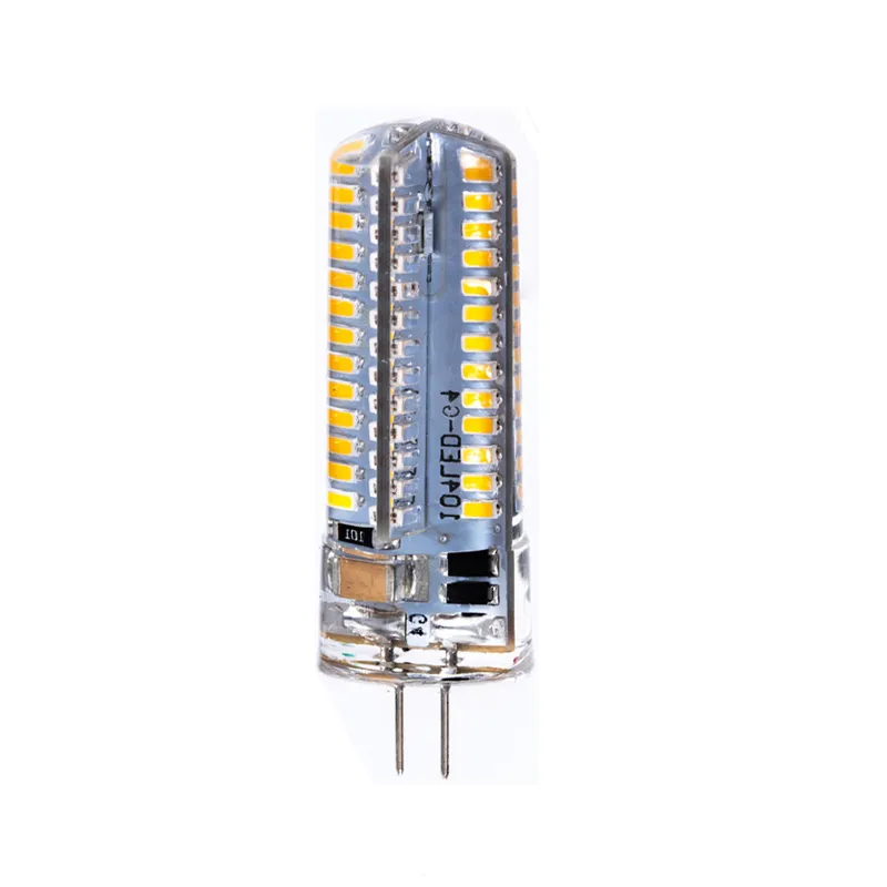 COB G4 LED-gl￶dlampa 3000K varm vit 40 watt halogenekvivalent G9-gl￶dlampor G5.3 Chandelier Light Cri80 400Lumen Icke-Dimble Crestech168