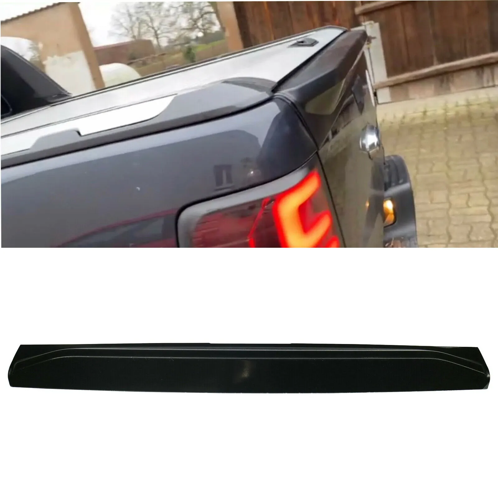 Car Accessories Tail Gate Protector Tailgate Cover Guard for Ford Ranger  2012-2022 T6 T7 T8 Wildtrak Matte Black 4x4 Car Styling