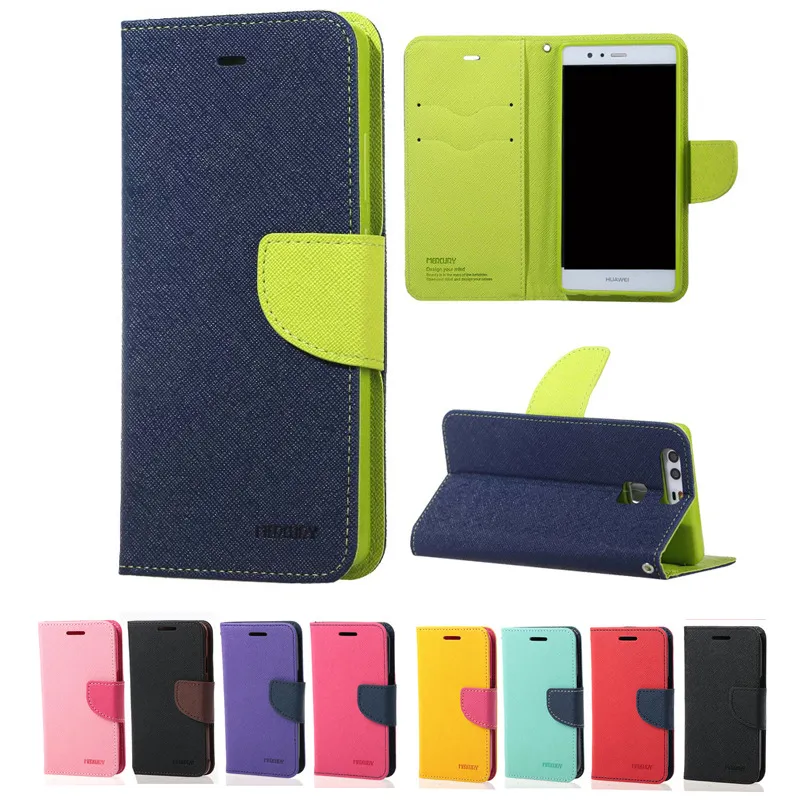 Nouveau couverture de téléphone en cuir en cuir de portefeuille flip stand pour iPhone 14 plus 13 Pro Max 12 mini avec stock