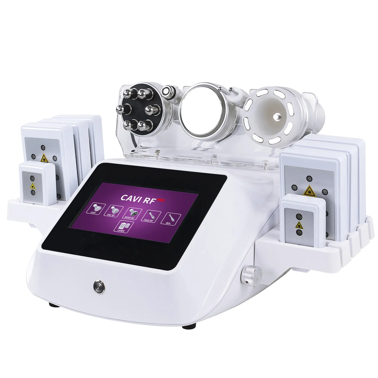 6 Arada 1 Ultrason Kavitasyon Makinesi Vücut Zayıflama RF Ultrasonik Vakum Terapisi Lipolazer Radyo Frekansı Yağ Burun