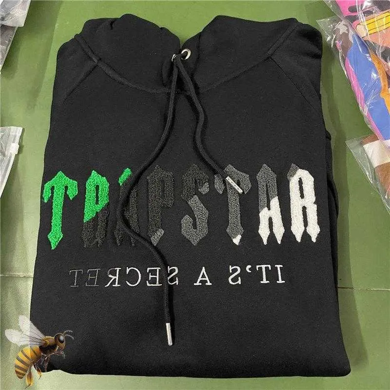 NMTG Мужские толстовка Trapstar Вышитая толстовка.