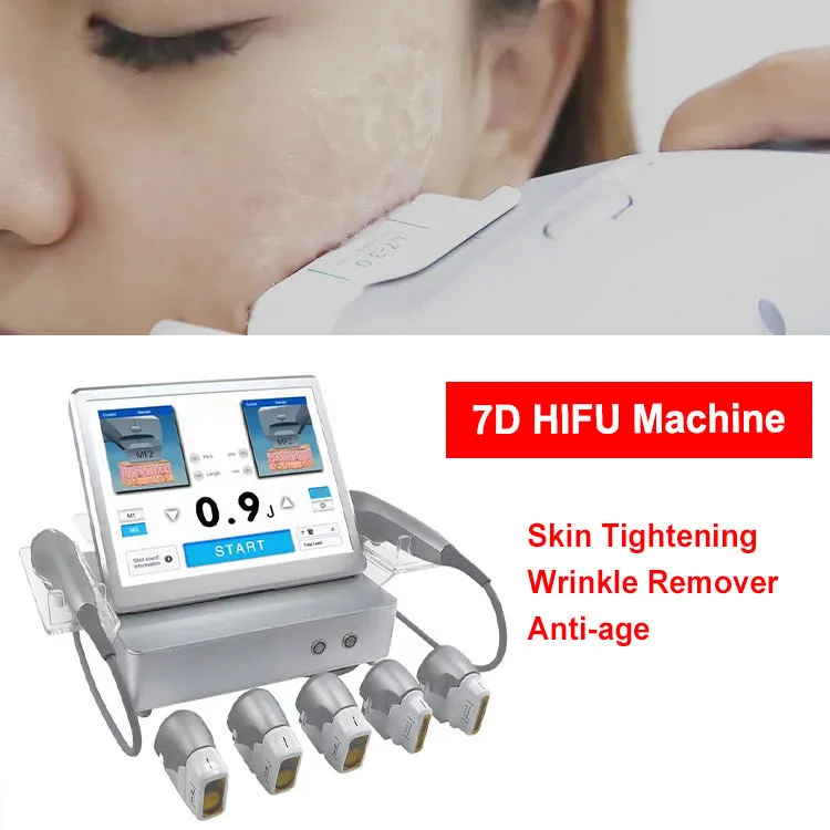 2023 7D Hifu Machine Anti-aging Other Beauty Equipment Anti-wrinkle 30000 shots Eye/Neck/Face Lifting Skin Tightening Body Slimming Weight loss for salon use