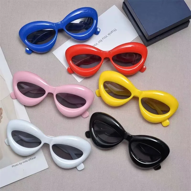 Women Cat New Eye Sunglasses Outdoor Sports Db Eyewear Accessories Fashion Lip Anti Glare Glasses Travel Cycling wear