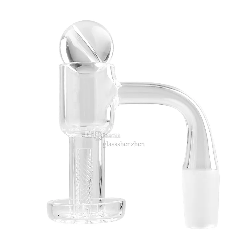 플랫 탑 흡연 Terp Slurper 석영 Banger 중공 버블 캡 볼 Terp 알약 2.5mm 벽 10mm 14mm 18mm 손톱 유리 물 봉 Dab Rigs 파이프