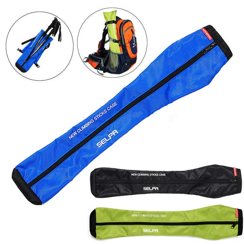 Trekking Poles Hiking Walking Stick Carry Bag Waterproof Trekking Poles Storage Case Bag Pole Stick Protectors Backpacking Carrying Bag J230224