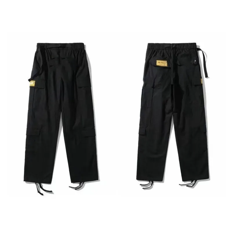 Men s Cargo Pants Designer Cargos Fashion Loose Trousers Work Trouser High Street Hip Hop Casual Multi Pockets Straight Oversized Overalls