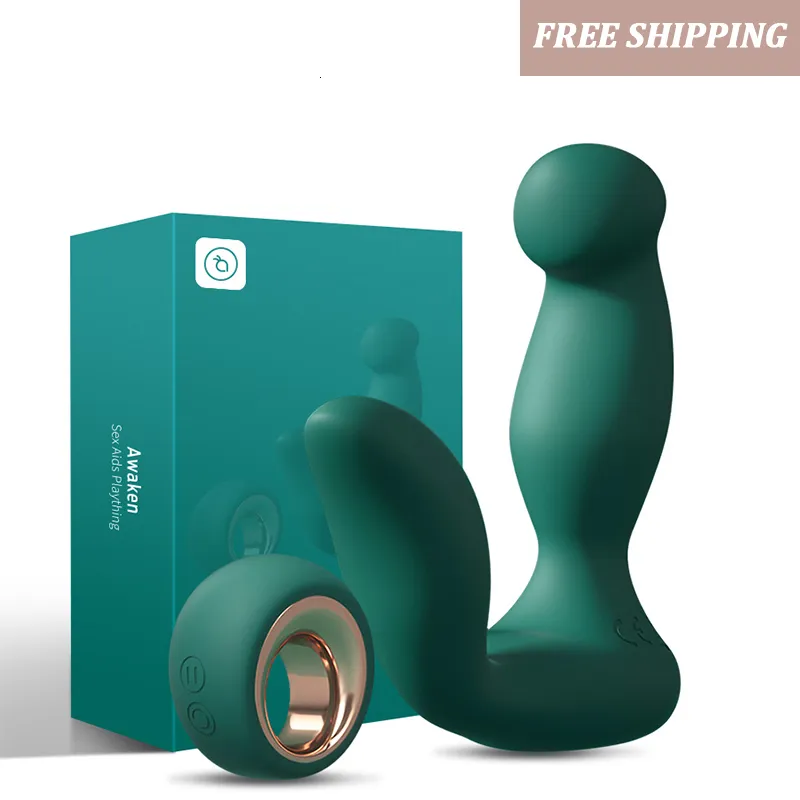 Masseur de prostate et vibrant anal avec télécommande et chauffe_voghion.com