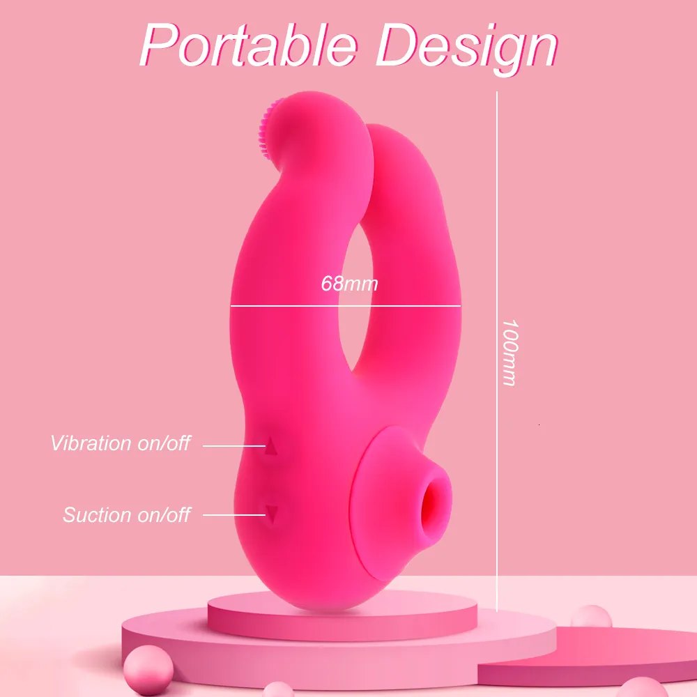 Vibrierender Ring-dildo Mit Saugfunktion Für Paare_voghion.com
