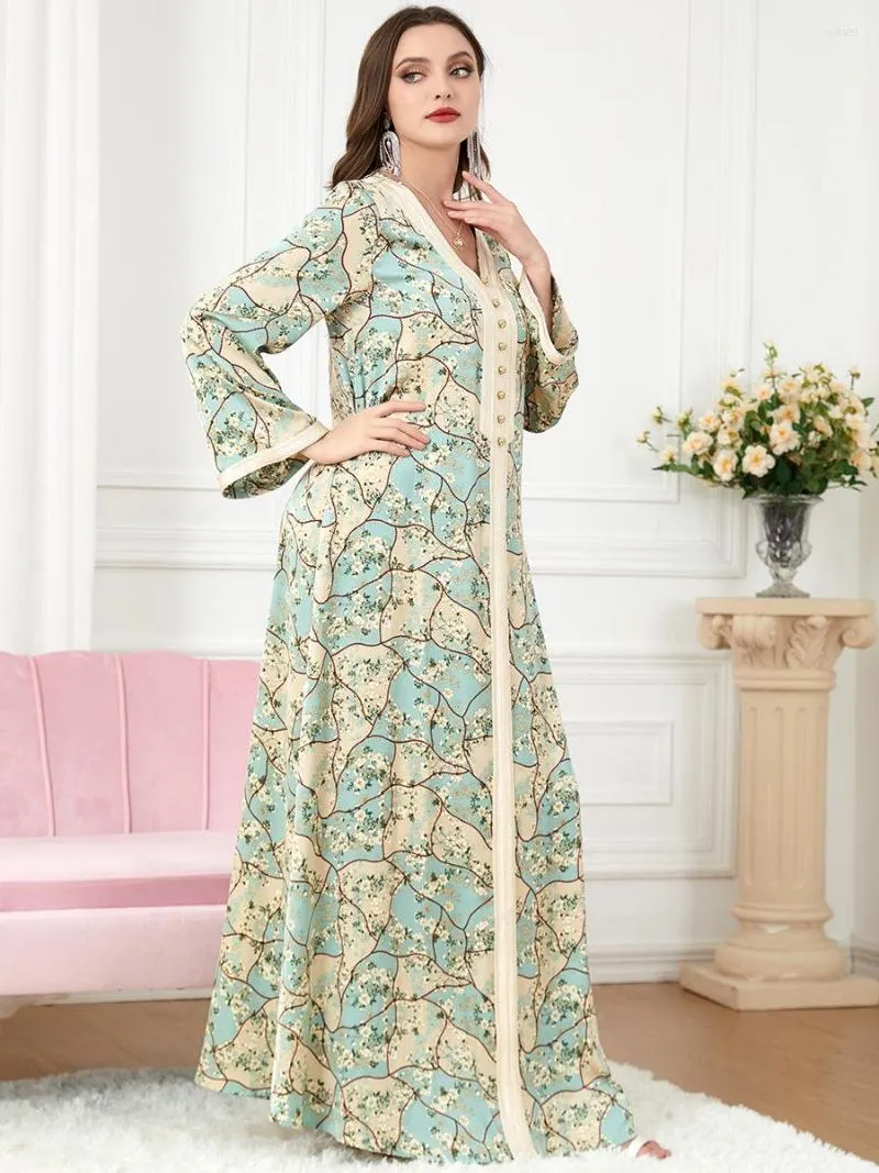 Floral hot sale abaya dress
