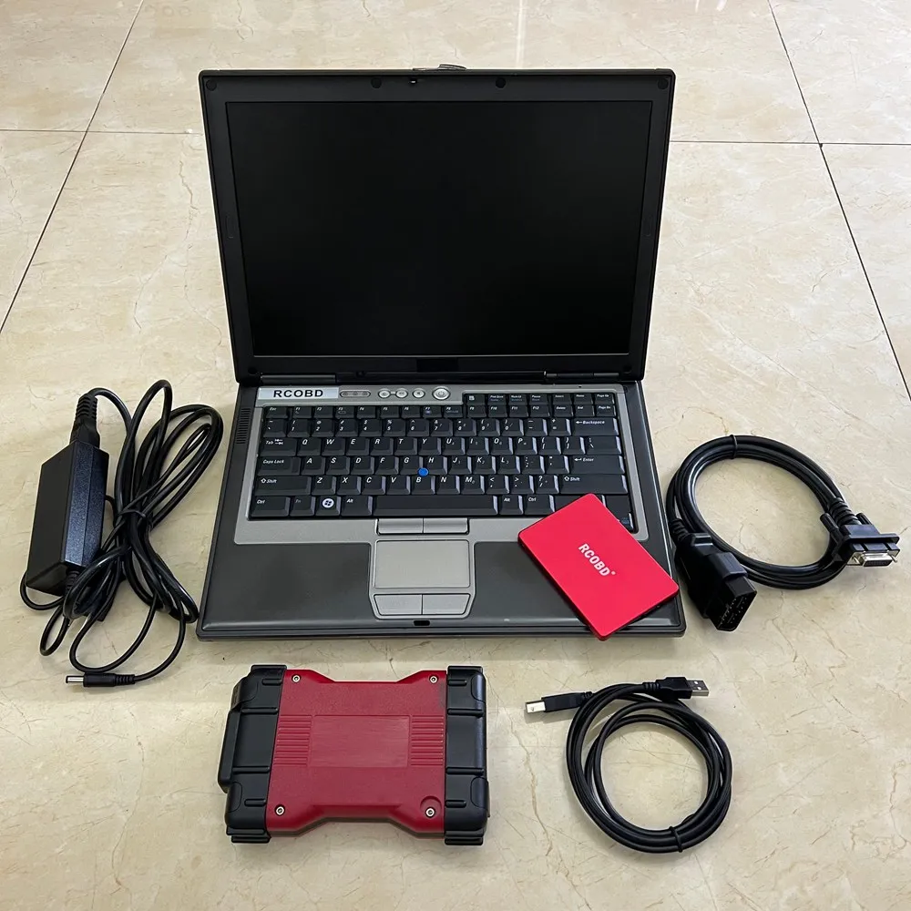 VCM2 2 in 1 for Ford and for Mazda IDS V129 Diagnostic Tool VCM II full cables with d630 laptop soft-ware installed