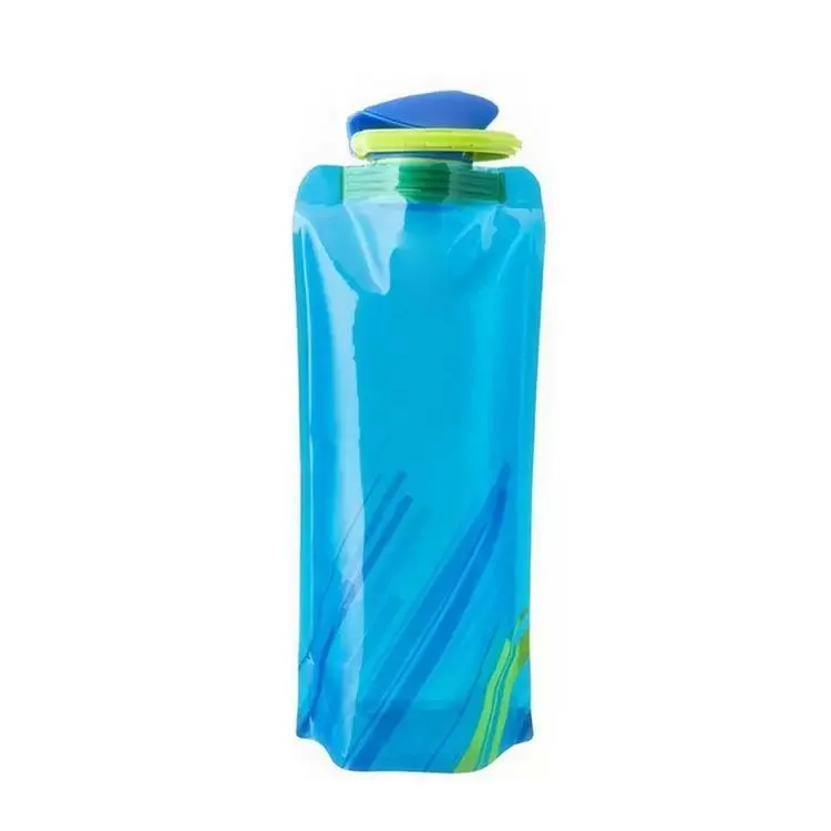 Foldable Water Bag Kettle PVC Collapsible Water Bottles Outdoor Sports Travel Climbing Water Bottle With Pothook