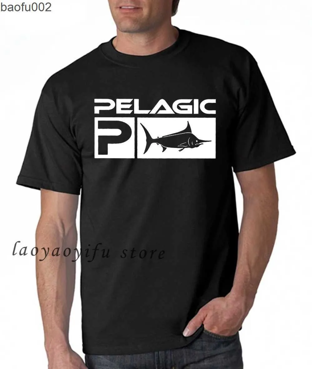 القمصان للرجال الرجال الصيفي الأزياء tirt pelagic الصيد الرسم المائي tshirts ذكر قمم رجع