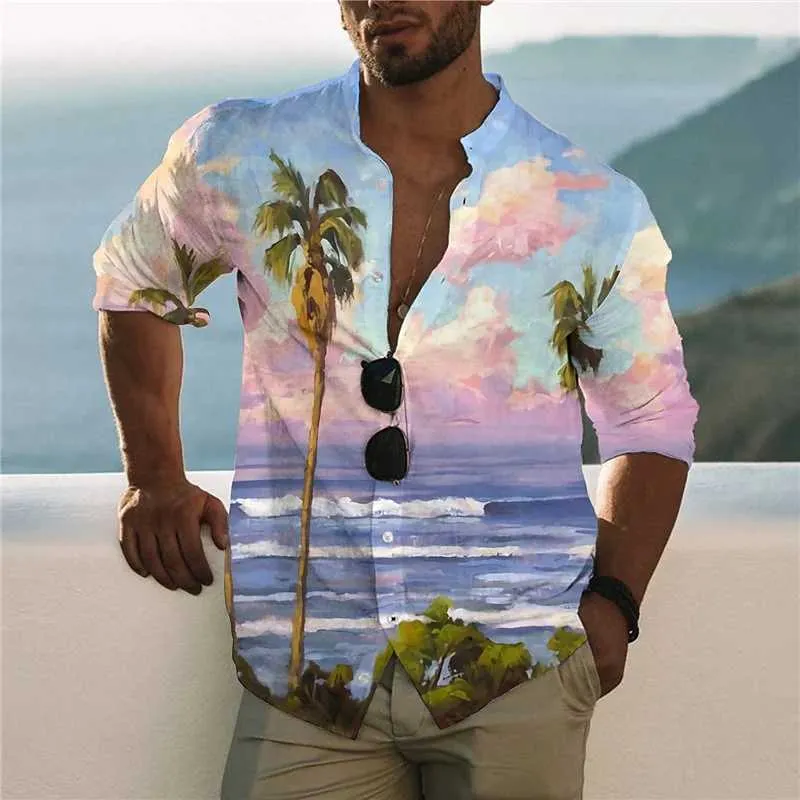 Camicia outlet tropicale uomo