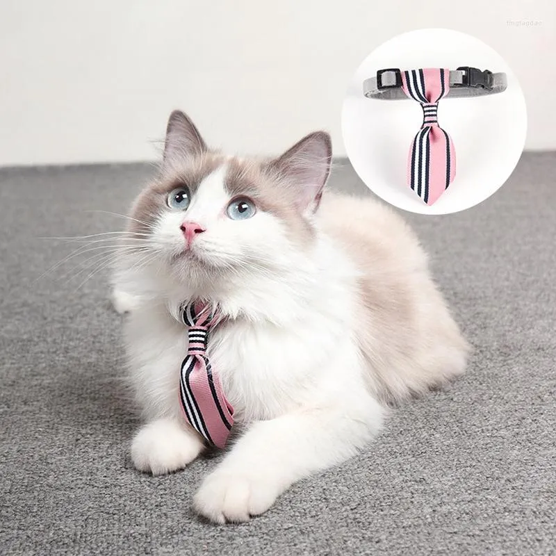 Dog Collars 1PC Collar Adjustable Buckle Pet Fashion Cat Necktie For Puppy Kitten Neckerchief Accessories