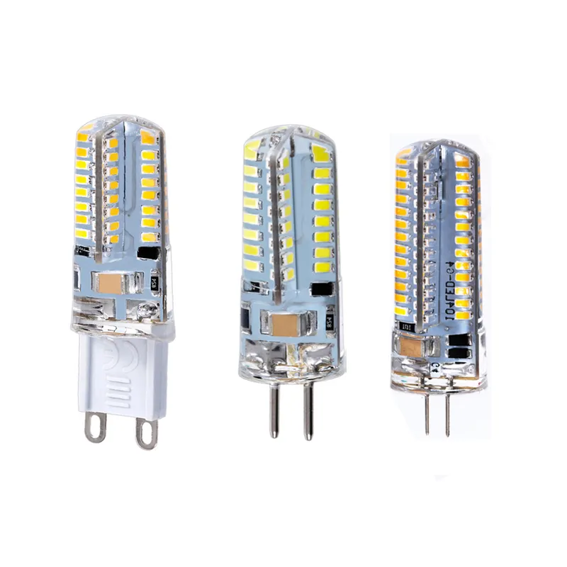 Ampoules LED G4 G5.3 5W Remplacent 50 Watt-60 Watt équivalent halogène COB 2700K Blanc chaud doux AC120V T4 G9 Ampoule LED à deux broches Lustre Éclairage oemled