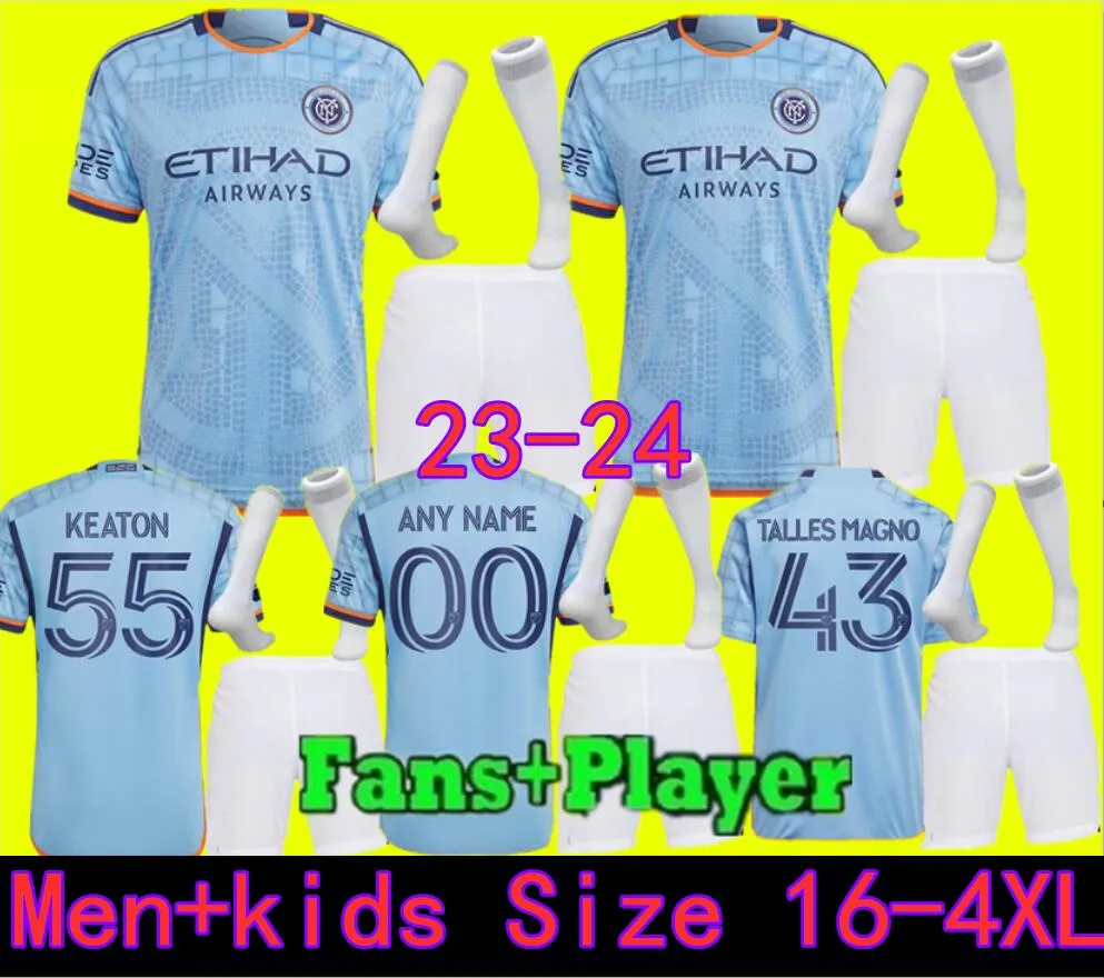 Adults And Kids 2023 2024 New York City FC Soccer Jersey Home Away