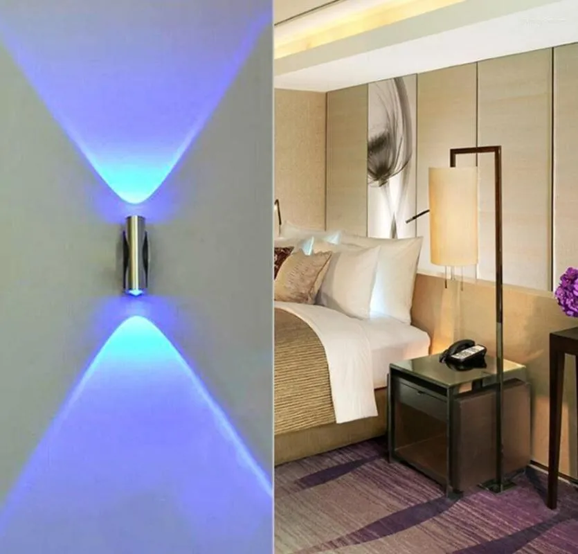 Duvar lambası LED yaratıcı kanepe arka plan dekoratif yatak odası 2W 4W 6W kapalı ışık 110-220v