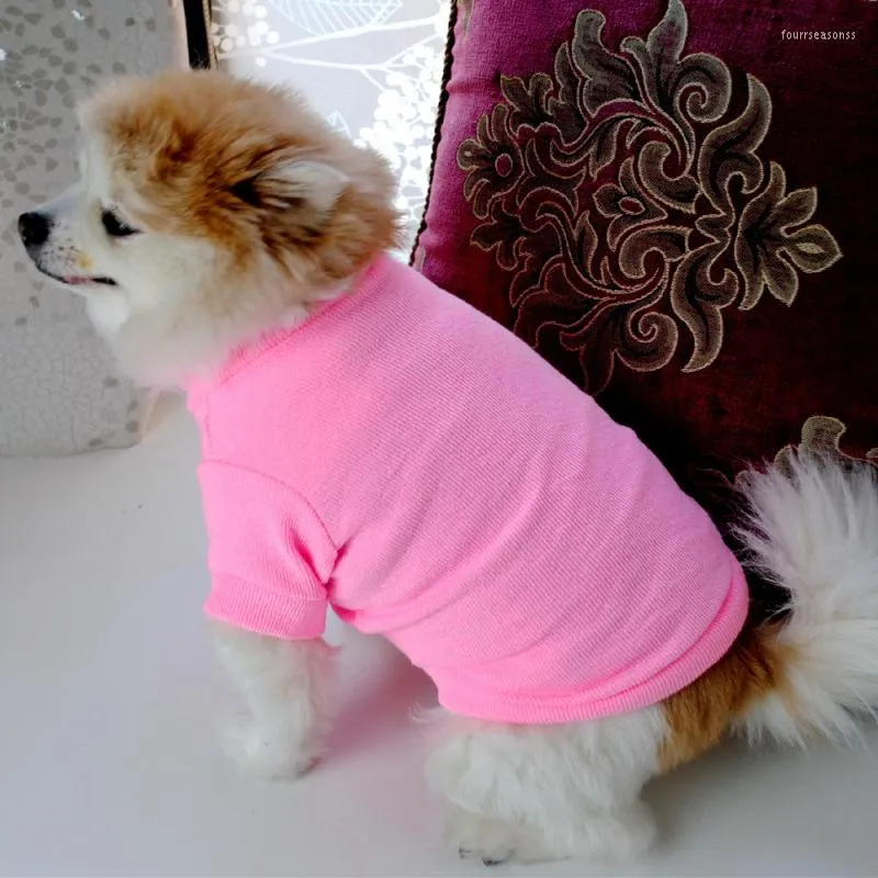 Dog Apparel Pure Color Hoodie Winter Clothes Sweatshirt Cat Puppy Coat Outfit Yorkies Pomeranian Poodle Bichon Schnauzer Clothing