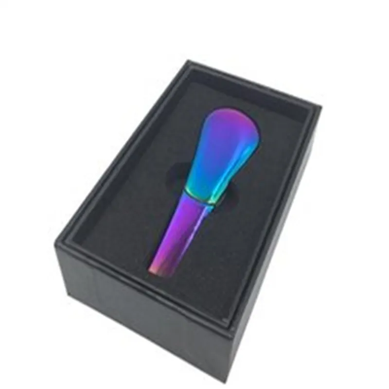 Smoking Pipes New colorful removable magnet stainless steel metal pipe soup spoon metal pipe