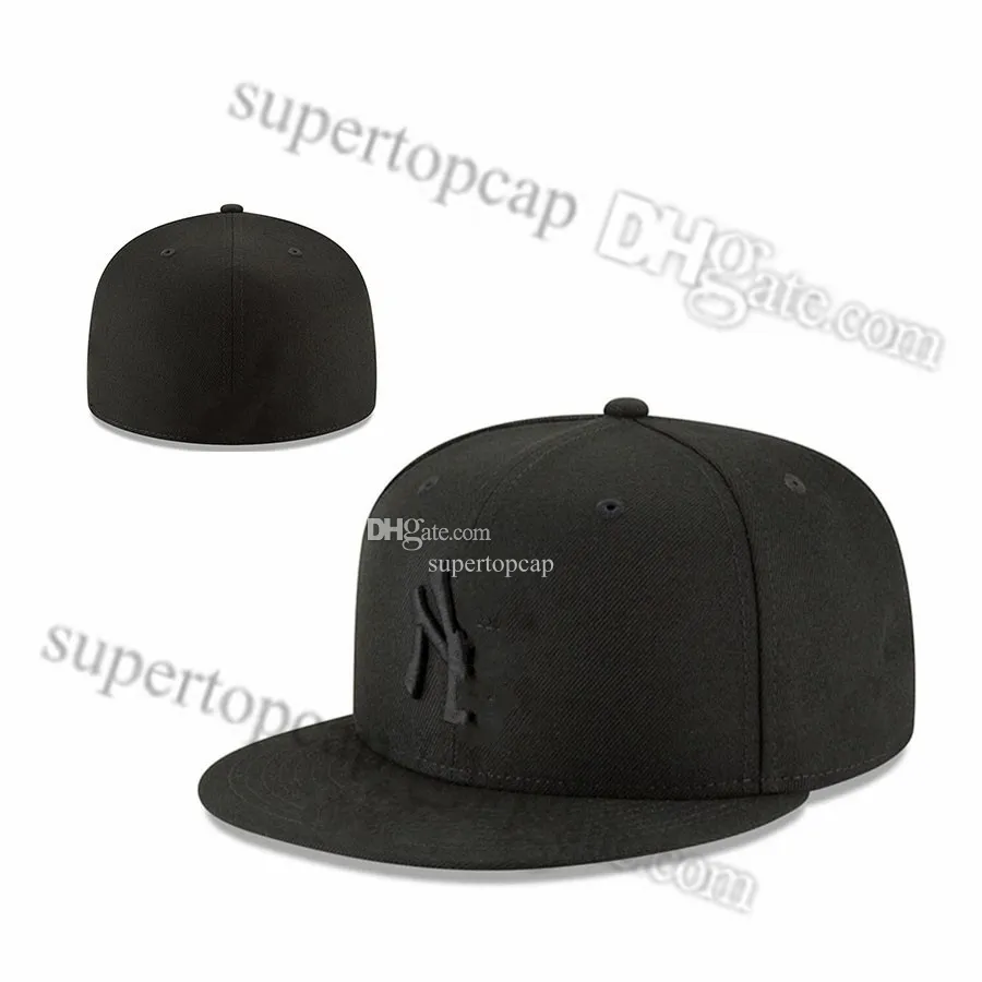 2023 Men's Baseball Full Closed Caps Summer Blue Navy Letter Bone Men Women Black Color All 32 Teams Casual Sport Flat Fitted hats "A's" "new york Mix Colors F24-012