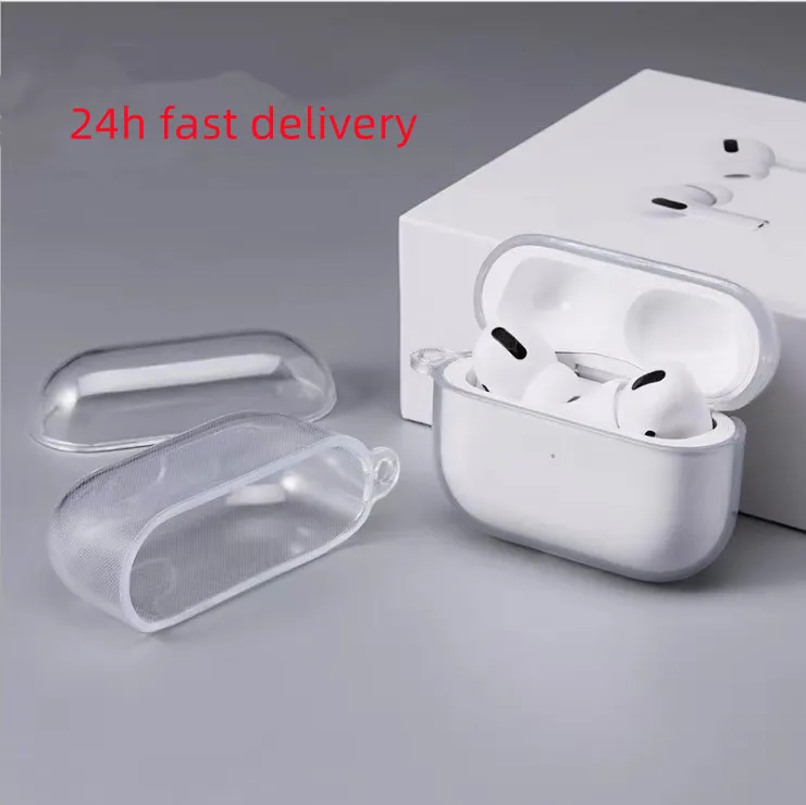 Funda de silicona transparente para Apple Airpods Pro 2 3 2022 Pro2 Air  Pods 1 Airpods3