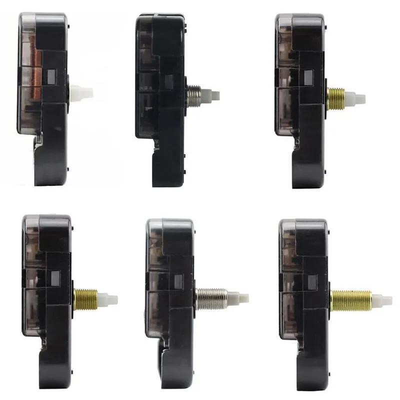 Mecanismo de movimento de relógio silencioso tipo varredura 12888, substituição de relógio de quartzo de parede, acessórios de reparo de motor, eixos de 6 tamanhos