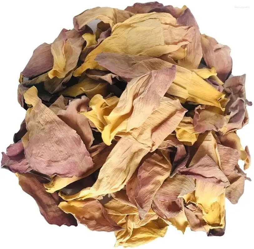 Decorative Flowers 50g/100g Natural Dried Pink Lotus(Nelumbo Nucifera) Petal Wedding Home Decoration