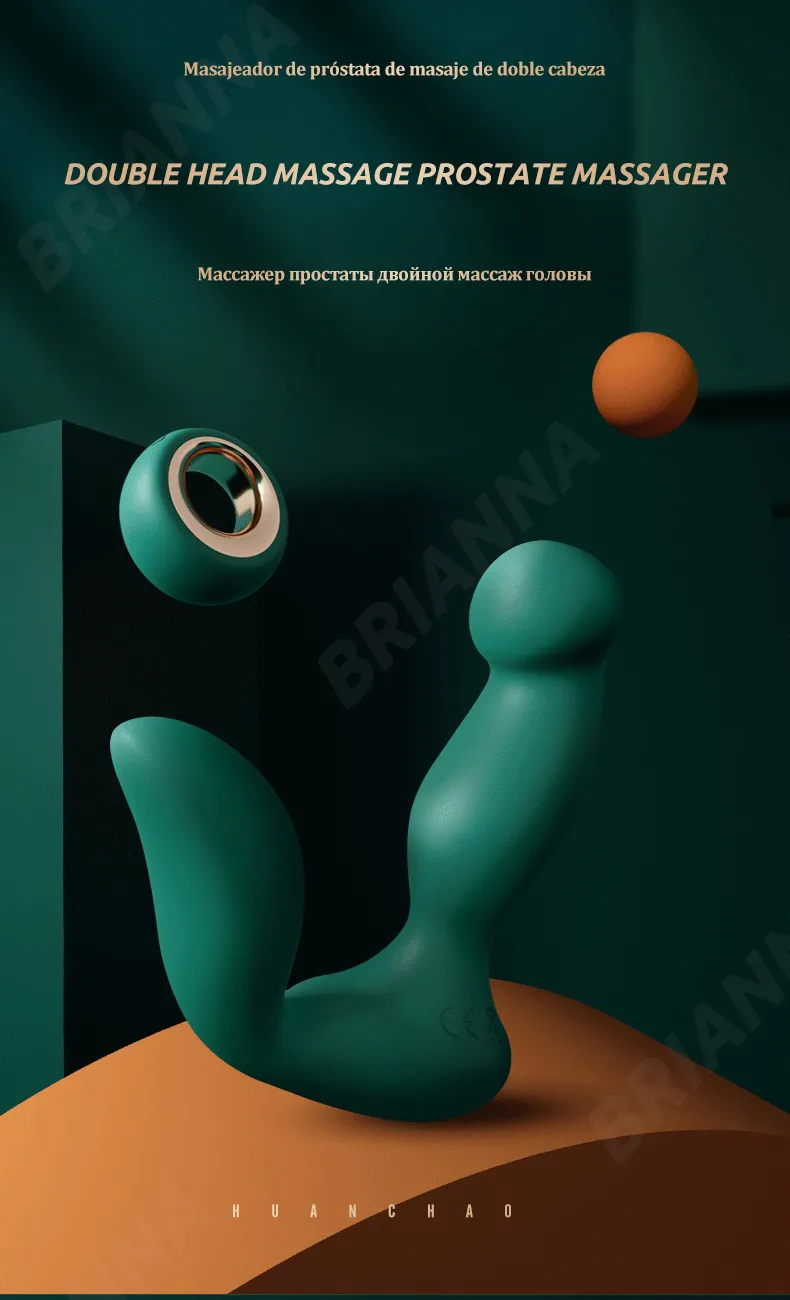 Masseur de prostate et vibrant anal avec télécommande et chauffe_voghion.com