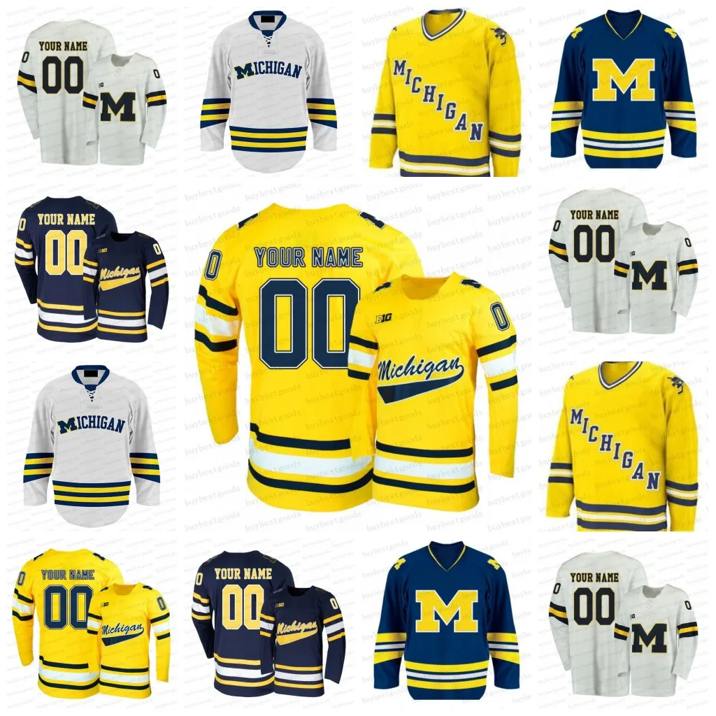 Custom Hockey Jersey Michigan Wolverines Kyle Connor Jacob Trouba Max Pacioretty Carl Hagelin Brendan Morrison Kevin Porter Red Berenson Zach Werenski