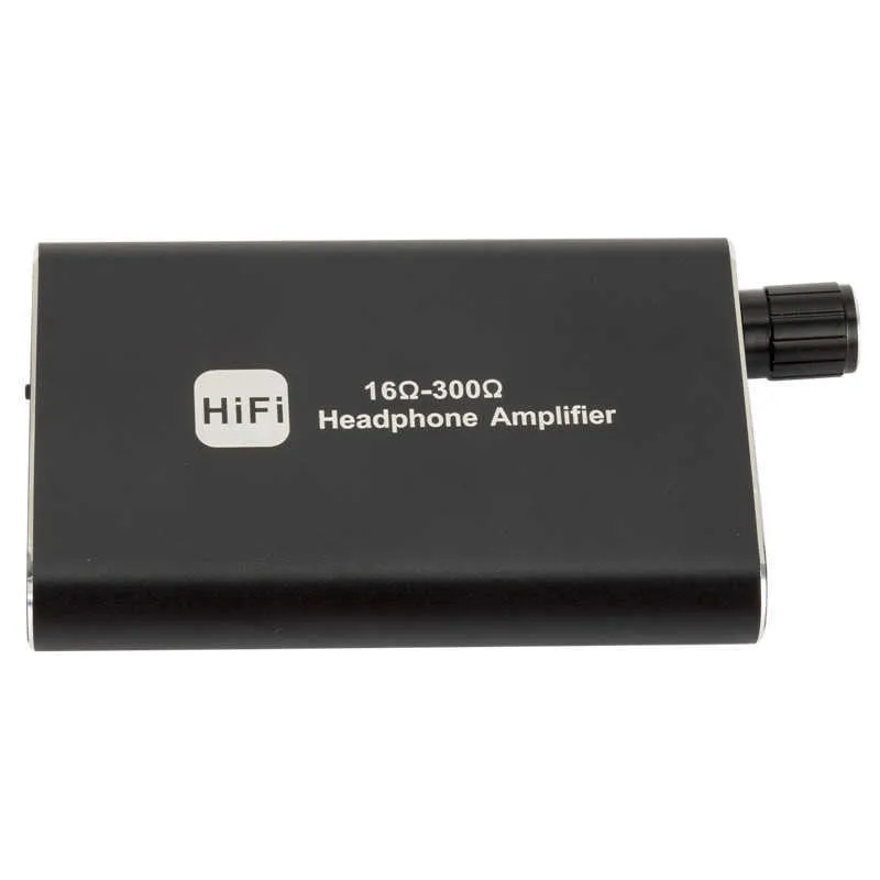 HiFi-Kopfhörerverstärker, tragbarer Aux-Eingang für Telefon, Android-Musik-Player, Verstärker mit 3,5-mm-Klinkenkabel