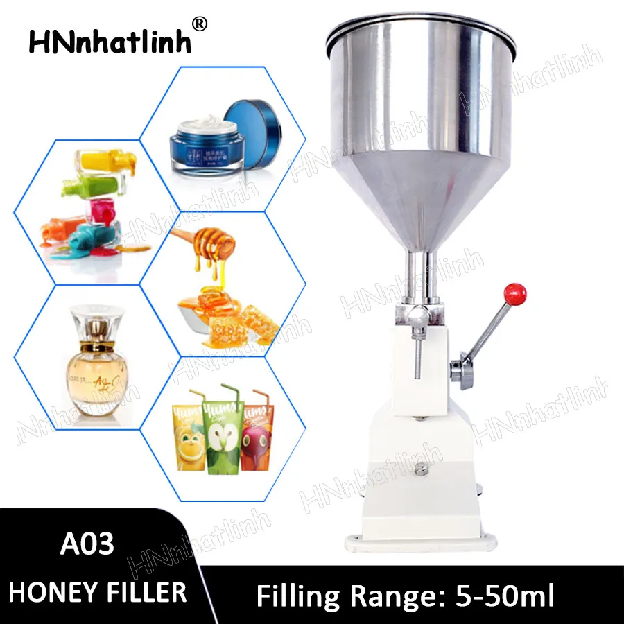 Manual Paste Honey Liquid Lip gloss Machine Filling Machine for Ointment  Mini