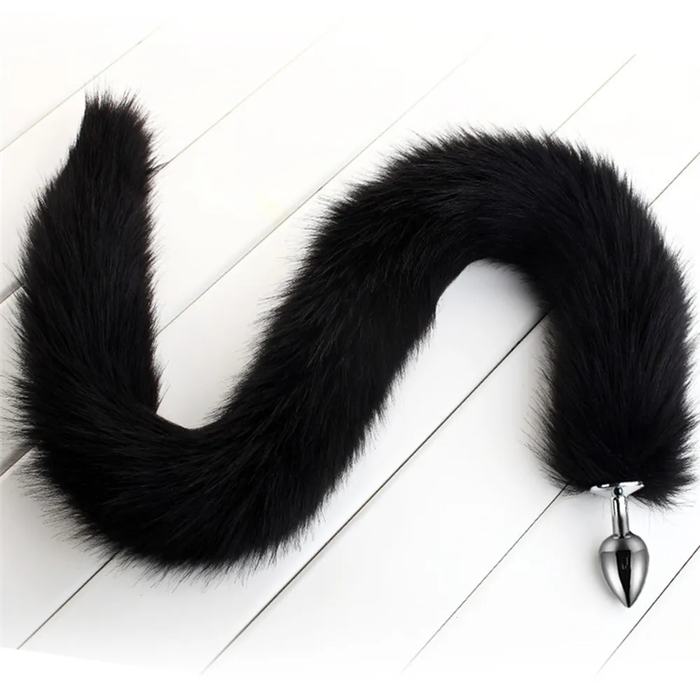 Plug anale con coda di volpe per cosplay e divertimento adulto_voghion.com
