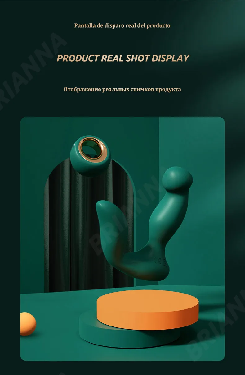 Masseur de prostate et vibrant anal avec télécommande et chauffe_voghion.com