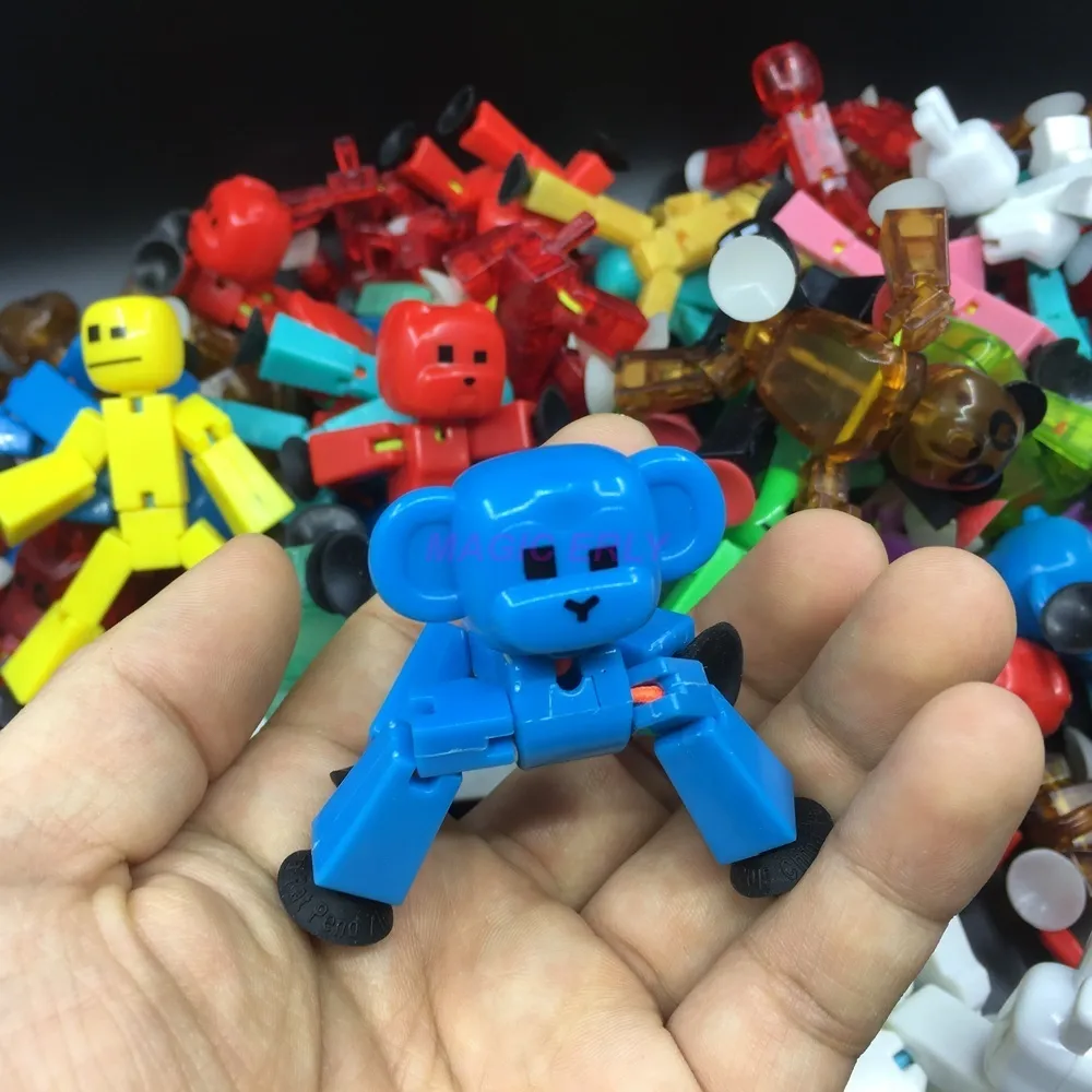 Can Choose 8cm Stikbot Sticky Robot Action Toy Figures with Sucker  Deformable Plastic Animals Figure Stikbot Toys - AliExpress